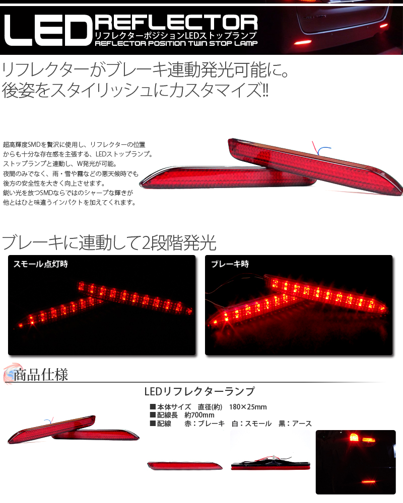 LEDリフレクターランプ B-Type 20系アルファード/ヴェルファイア専用