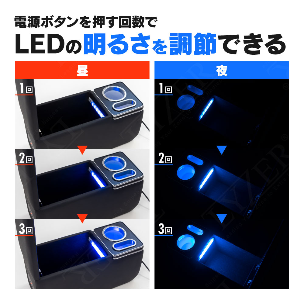 ヤリスクロス専用 LEDコンソールボックス / LYZER公式ショッピング